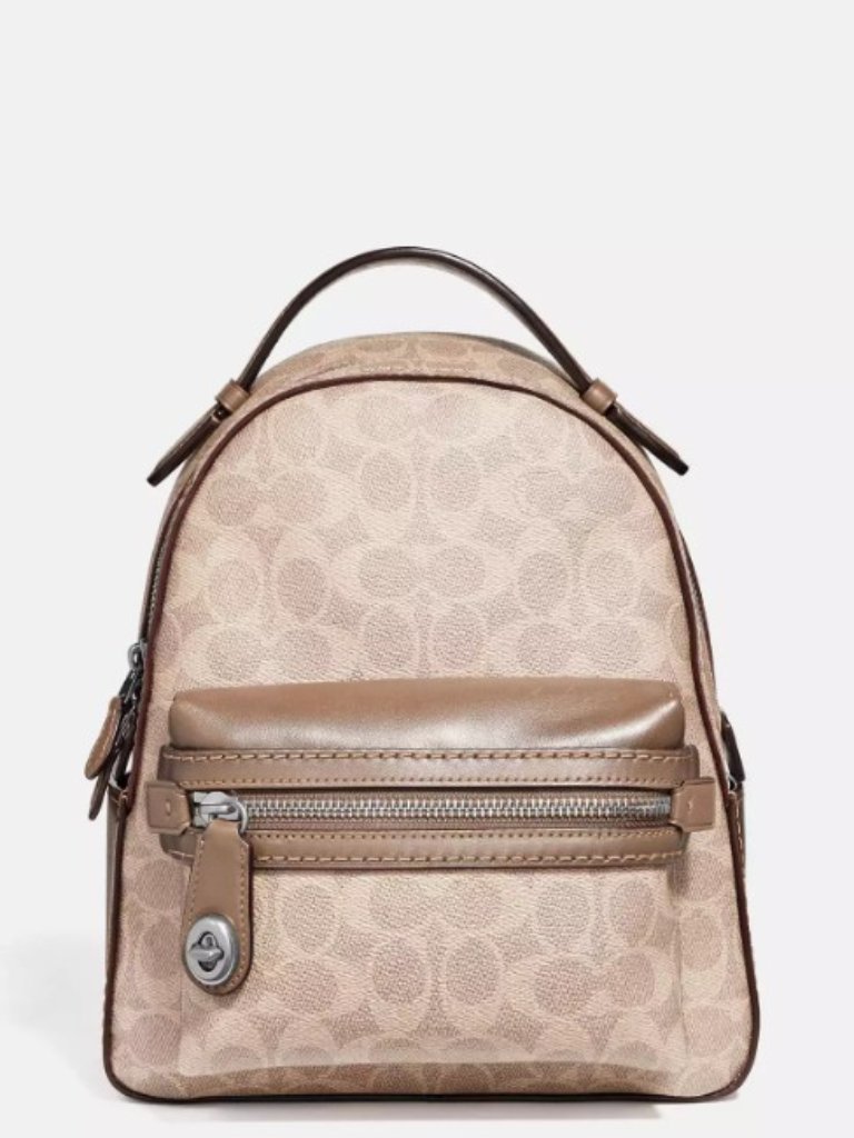 Coach Campus Backpack 23 In Signature Canvas